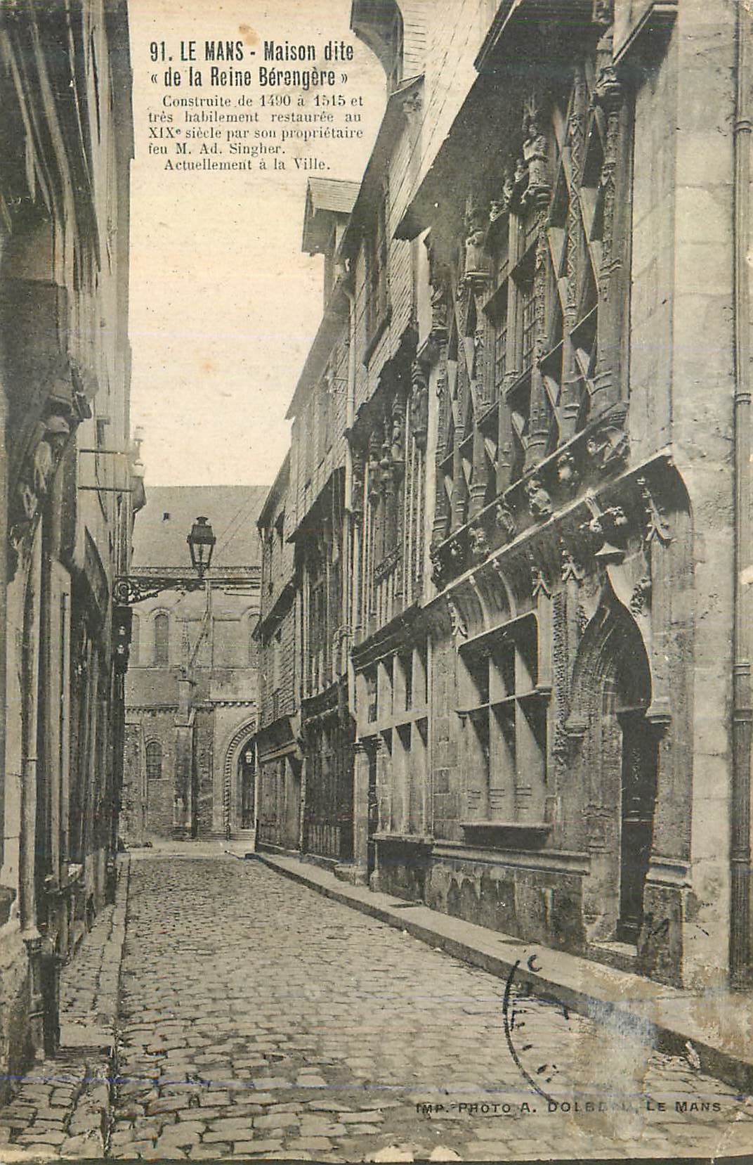 CPA Le Mans Maison dite de la Reine Berangere 