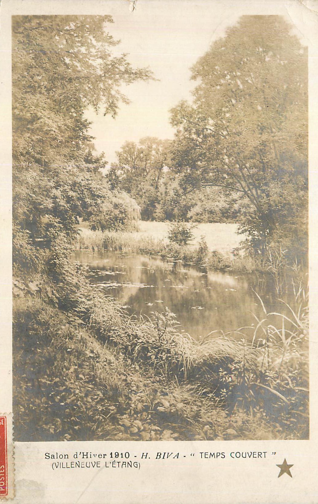 CPA Salon d'Hiver Temps Couvert Villeneuve l'Etang
