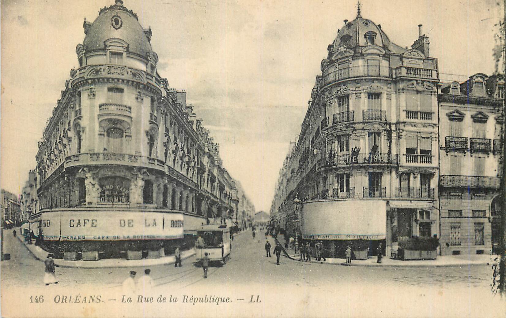 CPA Orleans la rue de la Republique
