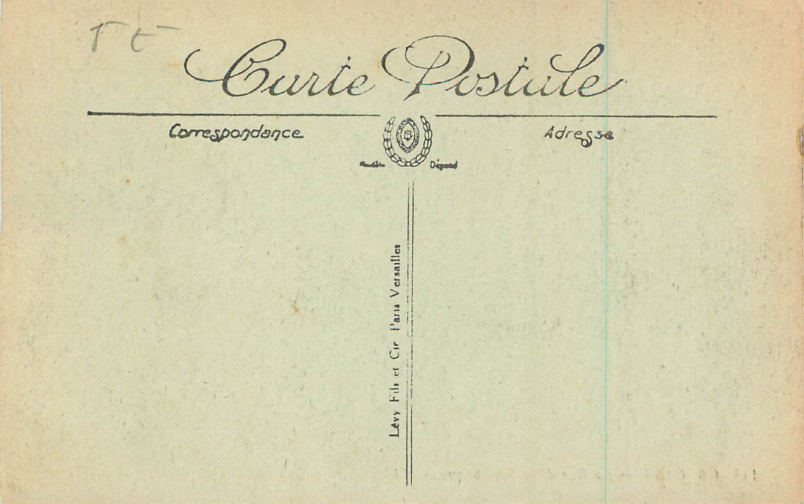 CPA Orleans la rue de la Republique — Verso