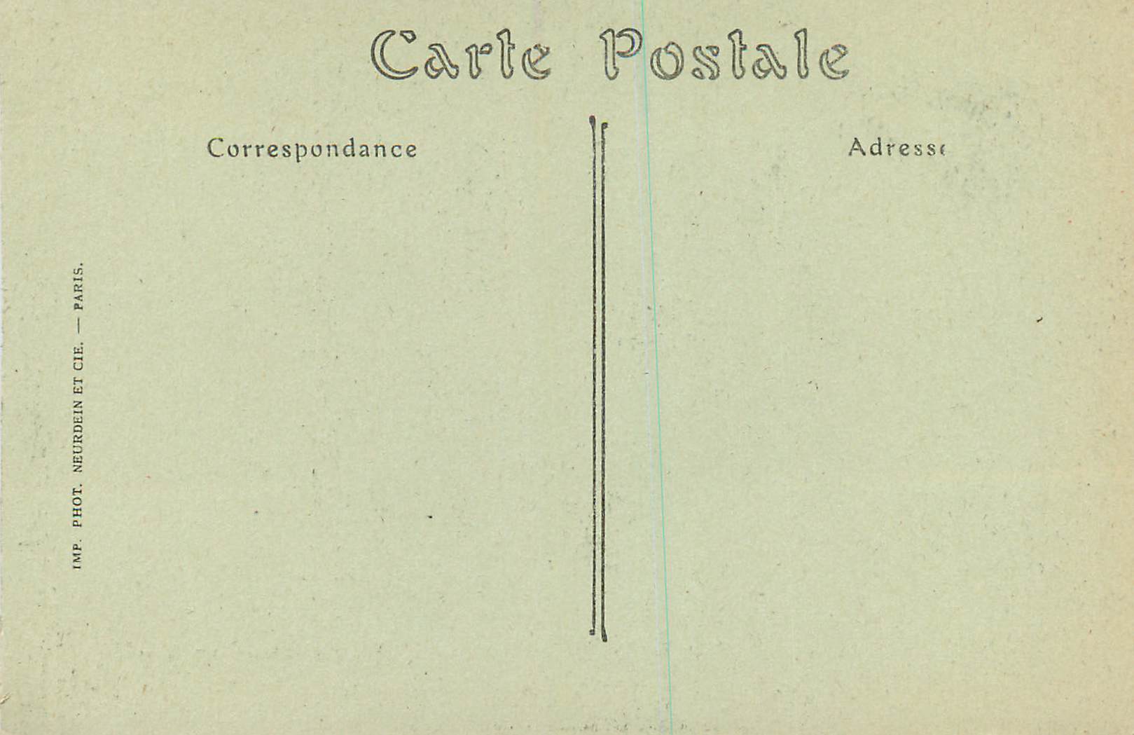 CPA Soissons avant la guerre Vue generale — Rückseite