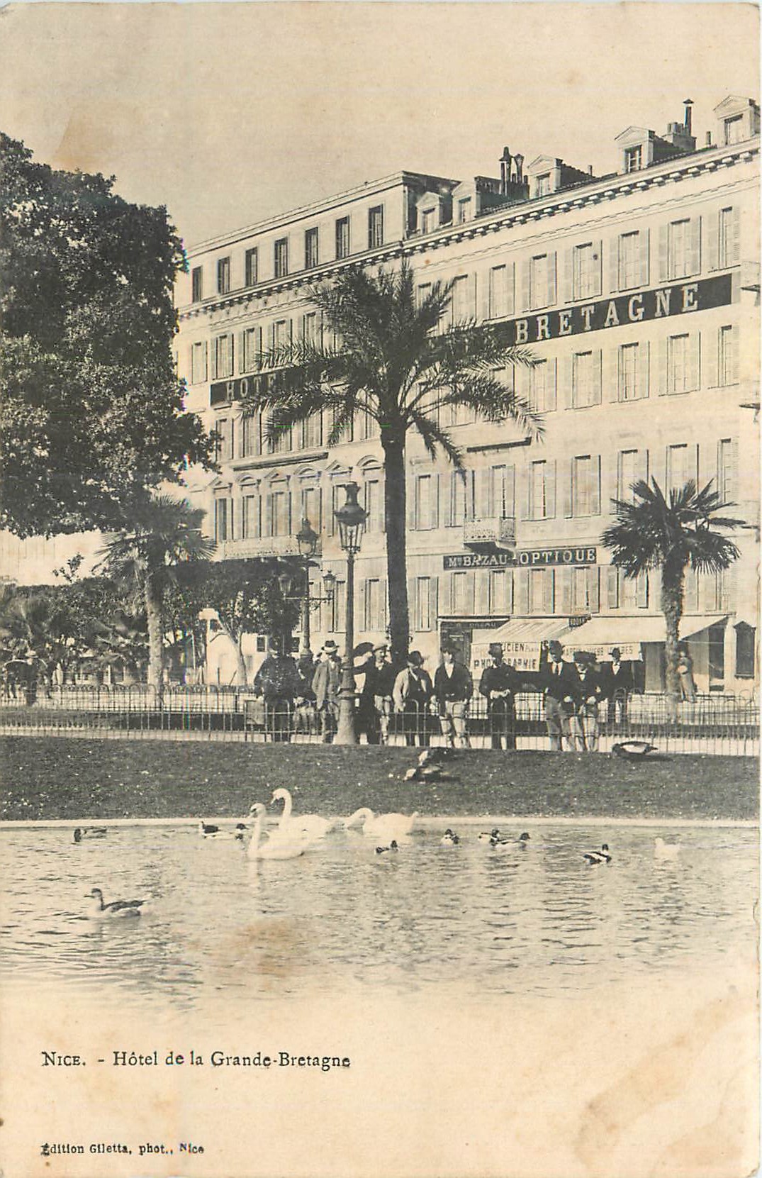 CPA Nice Hotel de la grand Bretagne
