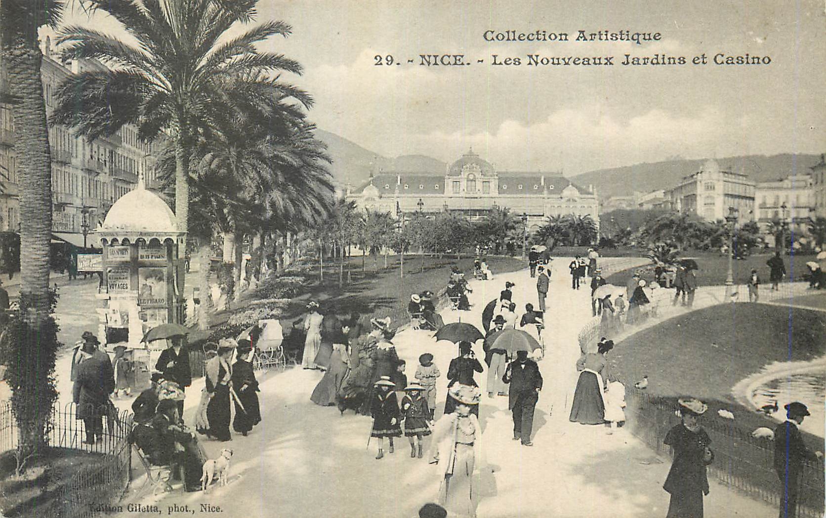 CPA Nice Les Nouveaux Jardins et Casino