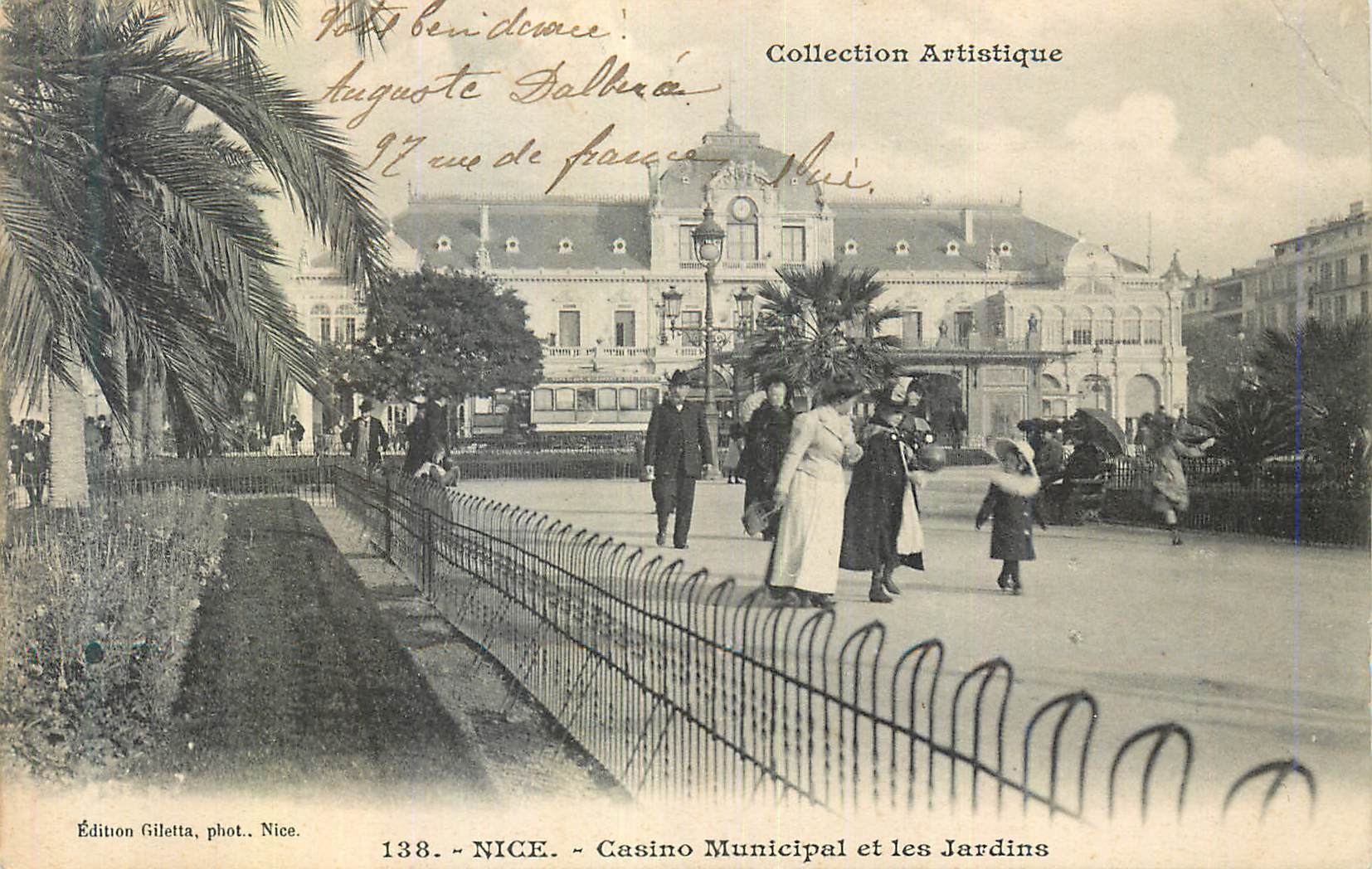 CPA Nice Casino Municipal et les Jardins