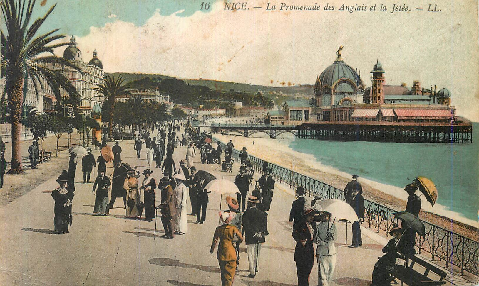 CPA Nice La Promenade des Anglais et la Jetee