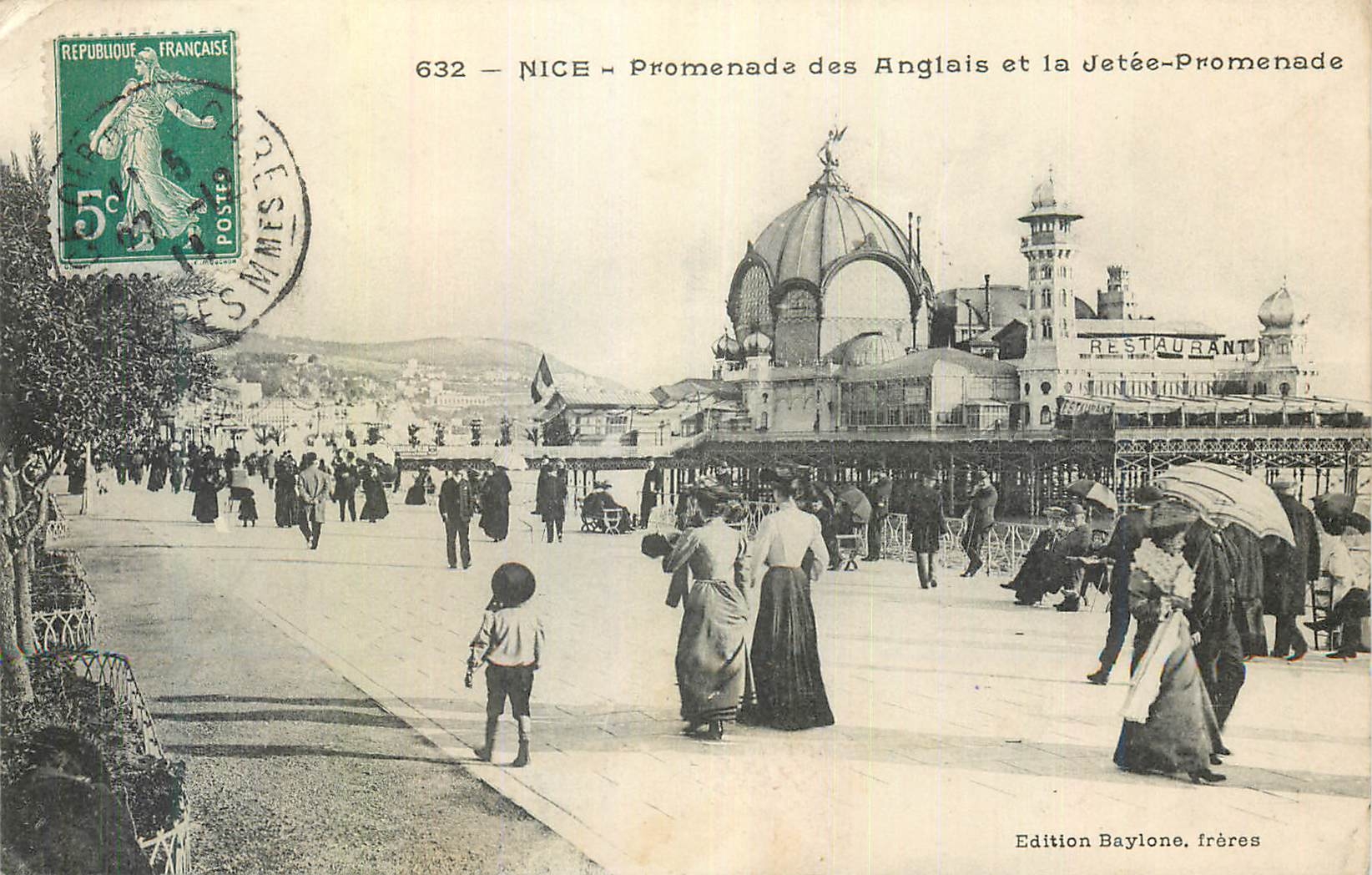 CPA Nice Promenade des Anglais et Jetee Promenade