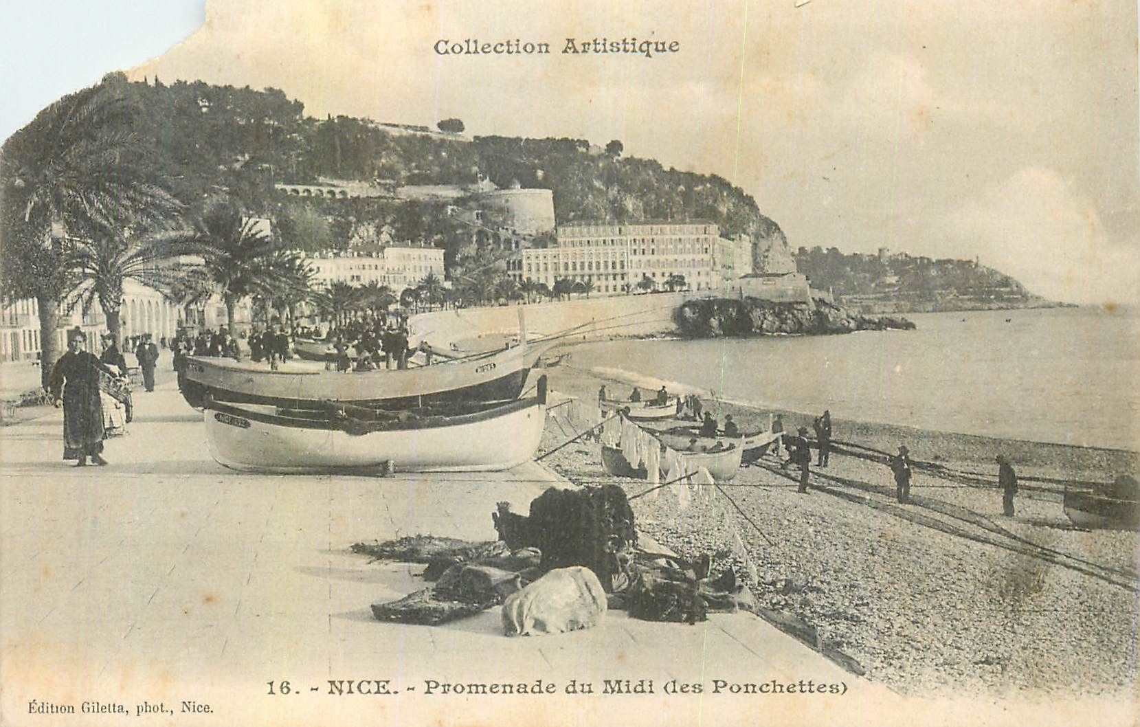 NICE - Promenade du Midi (les Ponchettes) — Collection Artistique — Édition Gileitta, phot. Nice, n°16