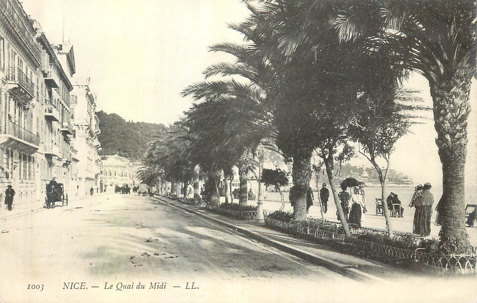 CPA Nice le Quai du midi
