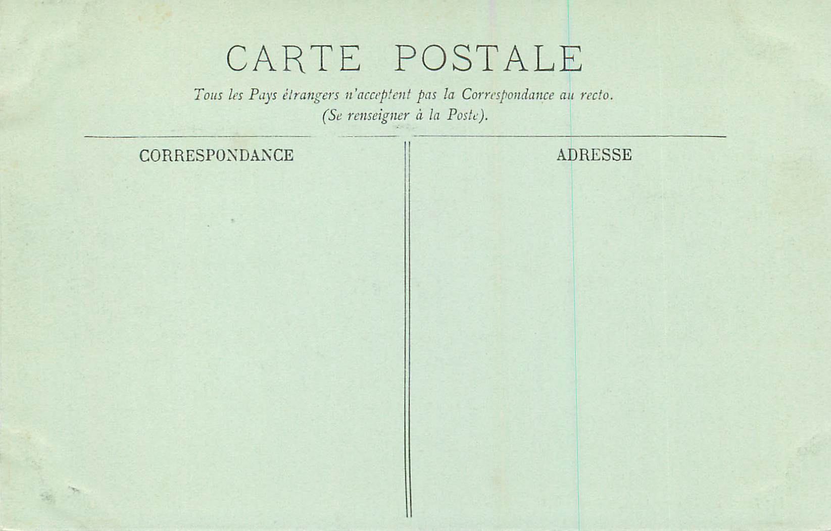 CPA Nice le Quai du midi — Rückseite