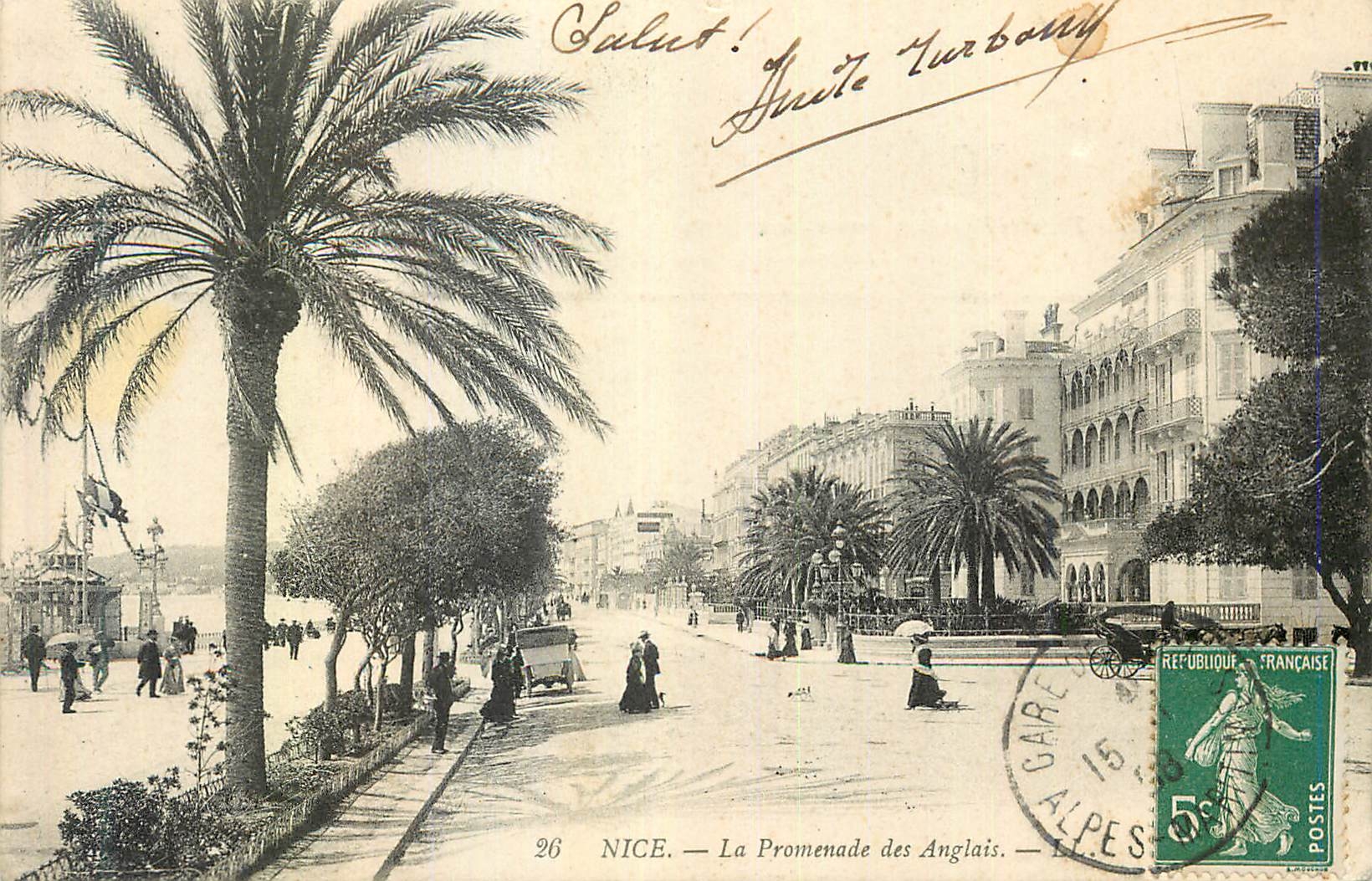 CPA Nice la Promenade des Anglais