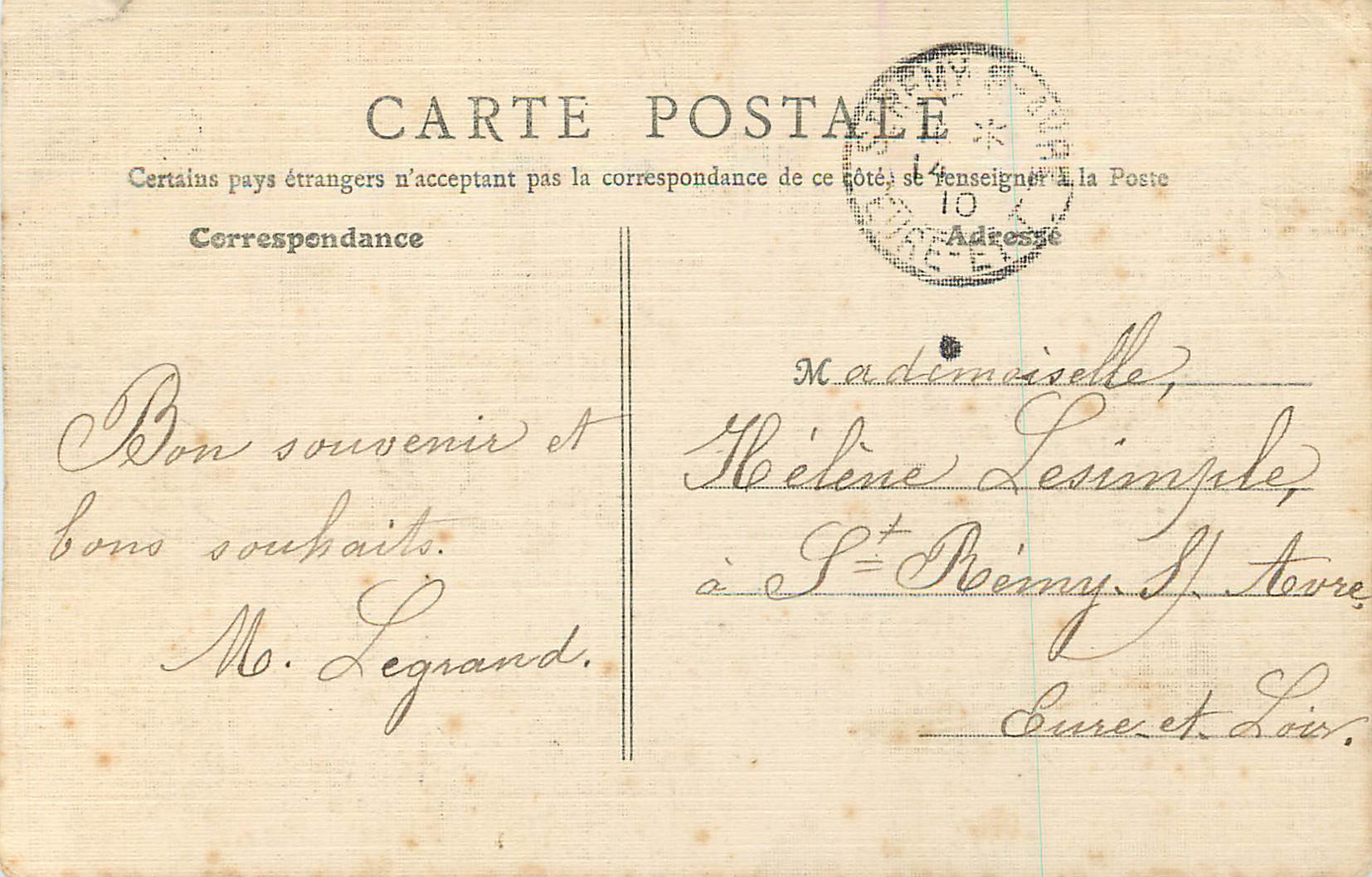 Nice - Promenade des Anglais — J. Kleidman, Nice, n°31 — Rückseite
