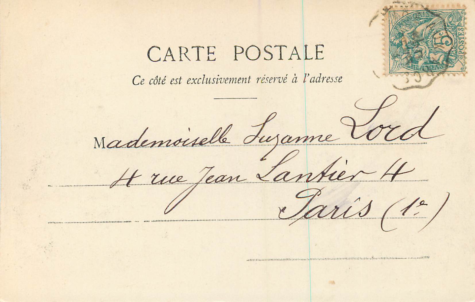 CPA Nice Quai du midi poissonnerie Voiture Ane Donkey — Rückseite