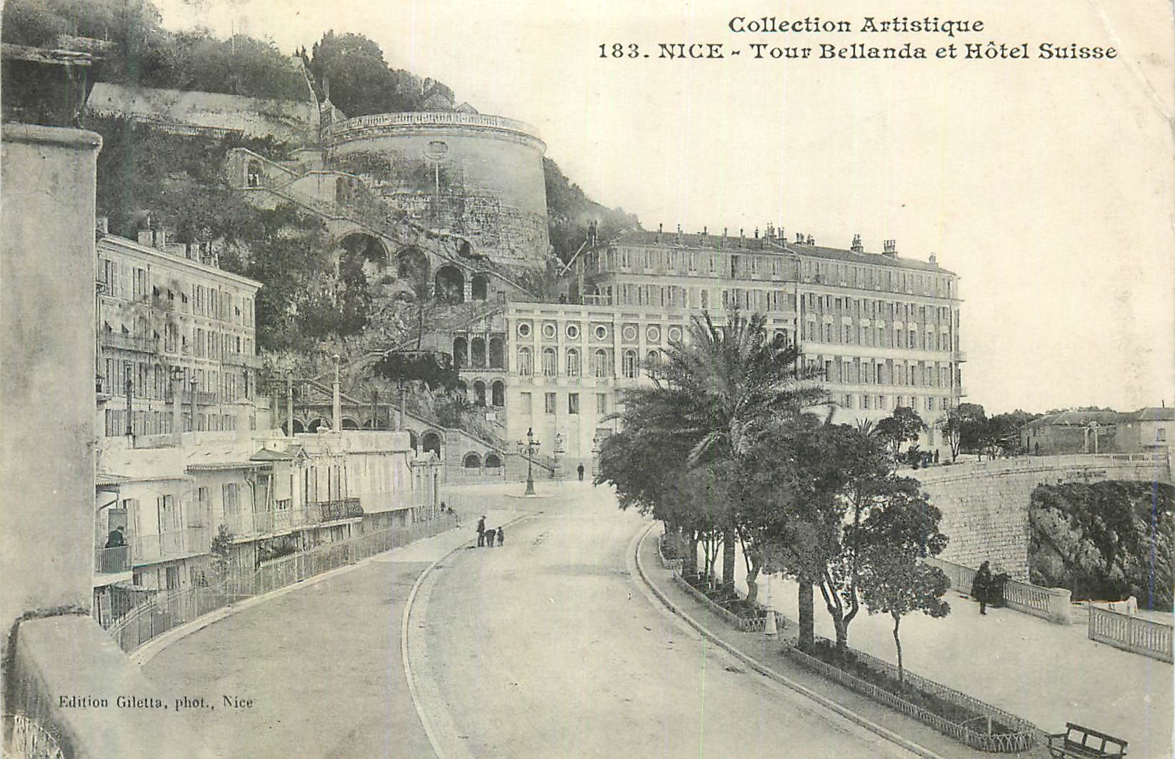 CPA Nice Tour Bellanda et hotel Suisse