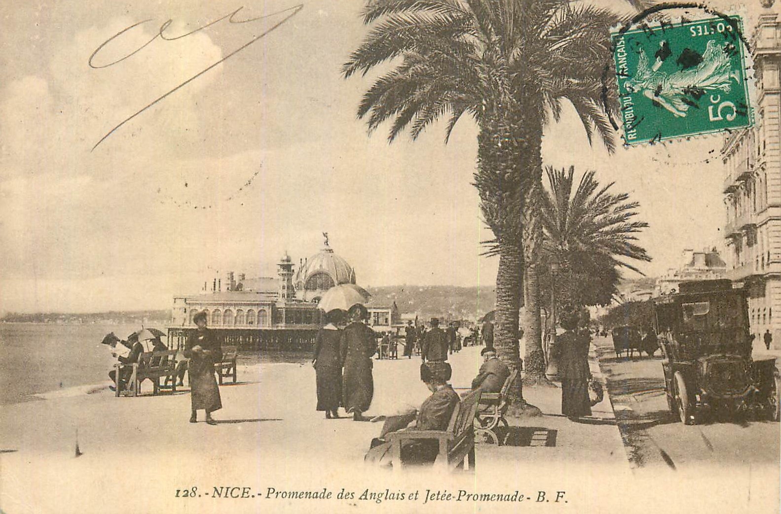 CPA Nice Promenade des Anglais et Jetee Promenade