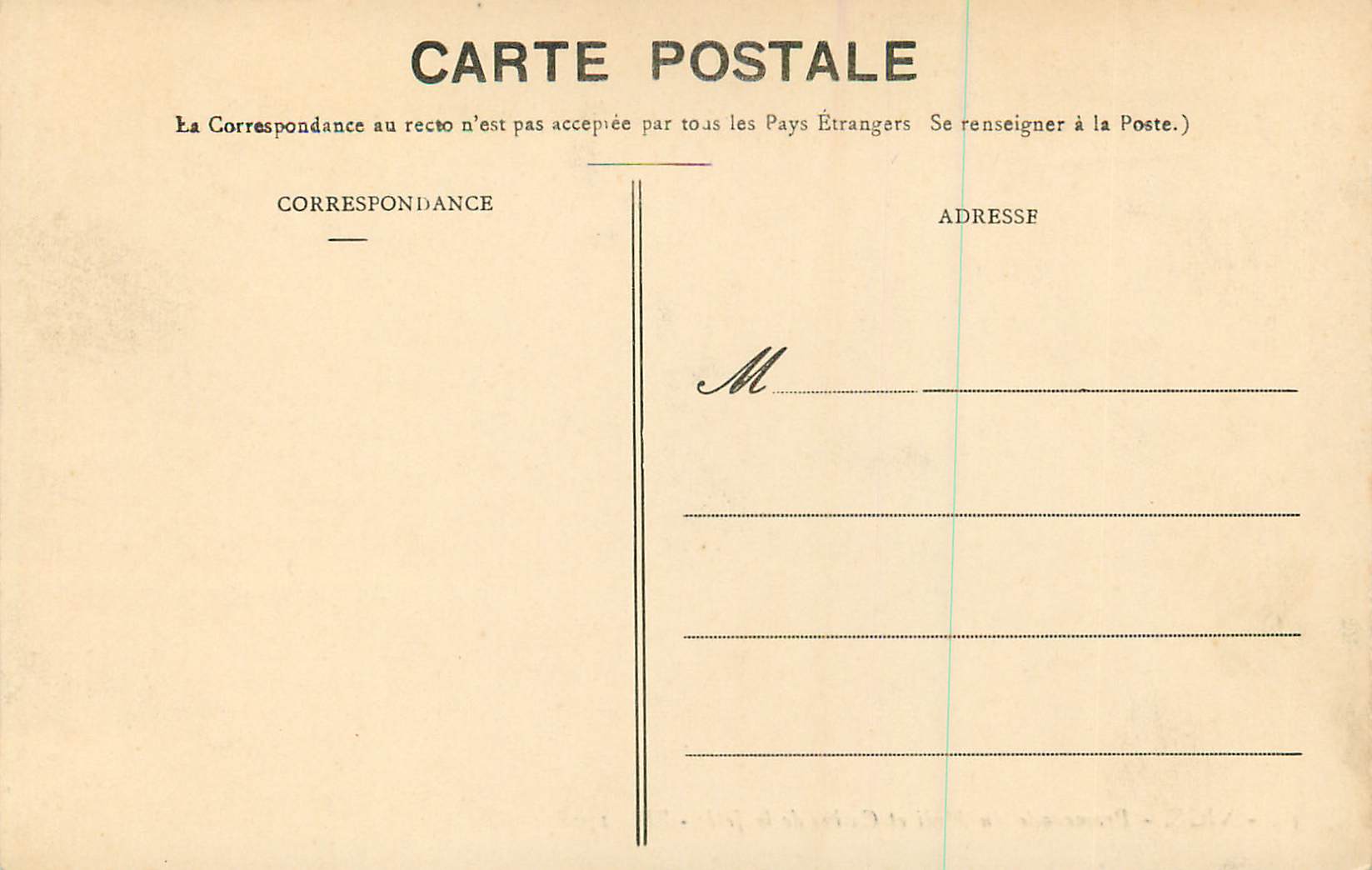 CPA Nice Promenade du midi et Casino de la Jetee  — Rückseite
