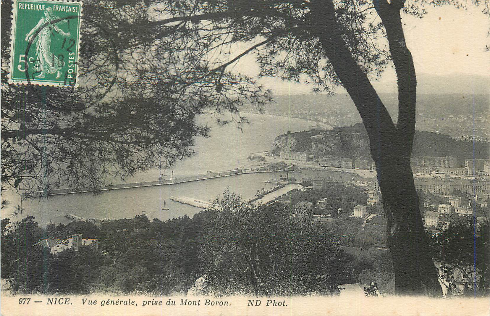 CPA Nice vue prise de Mont Boron