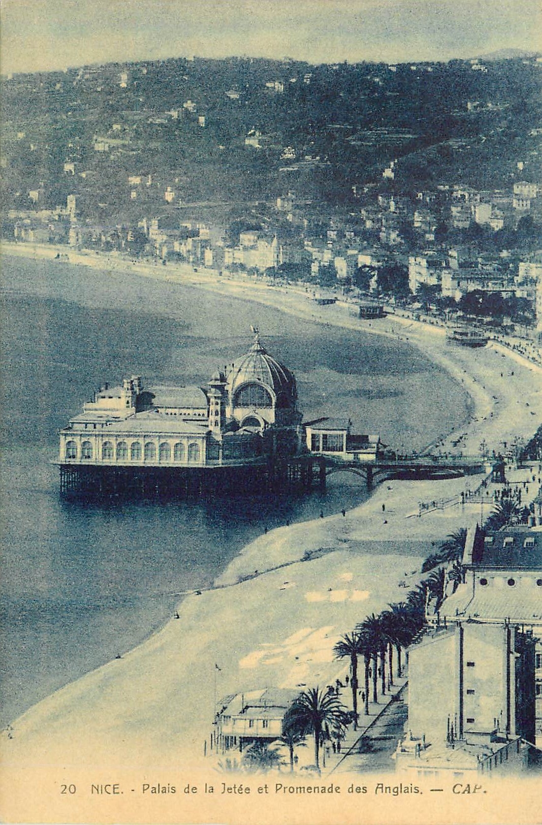 CPA Nice Palais de la Jetee et Promenade des Anglais