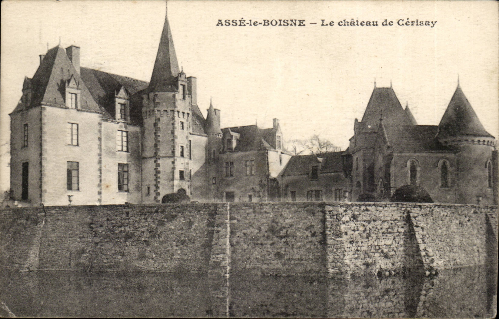 Asse le Boisne CPA La chateau de Cerisay