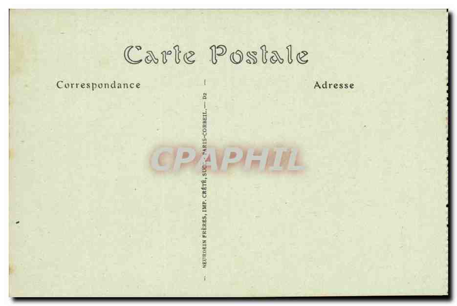 Croizant (Creuse) — Confluent de la Creuse et de la Sedelle — Imp. Crété, Paris — Rückseite