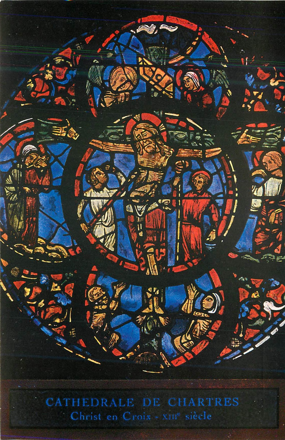 CPA Cathedrale de Chartres Christ en Croix XIII siecle