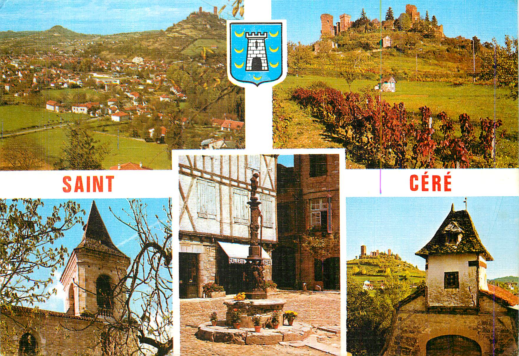 CPM Saint Cere Le Lot Terre des Merveilles Vue generale
