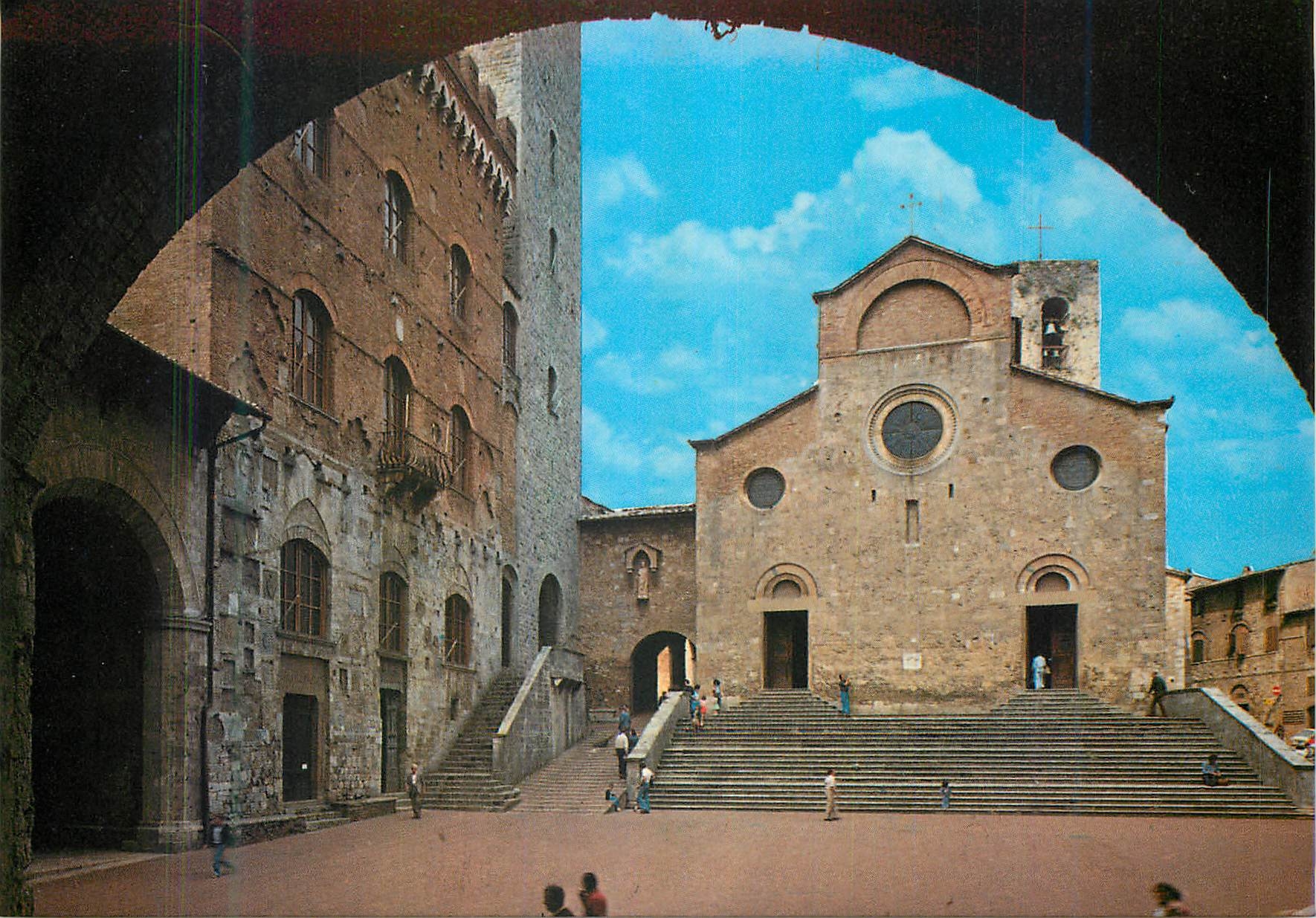 CPM Citta di San Gimignano Place du Dome
