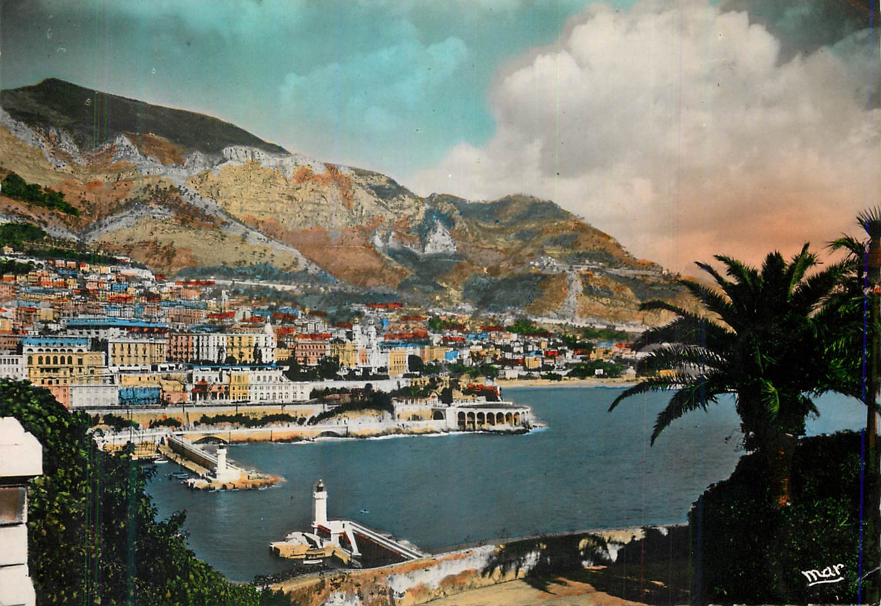 CPM La Pricipaute de Monaco Monte Carlo vu de Monaco