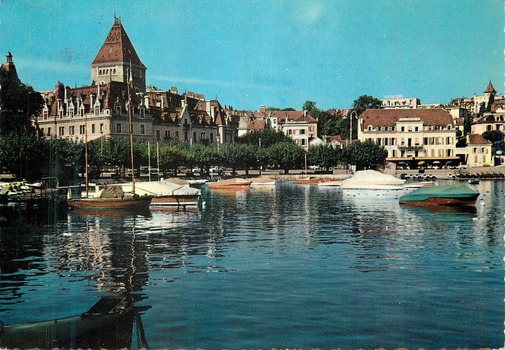 CPM Ouchy Lausanne Le Port et le Chateau