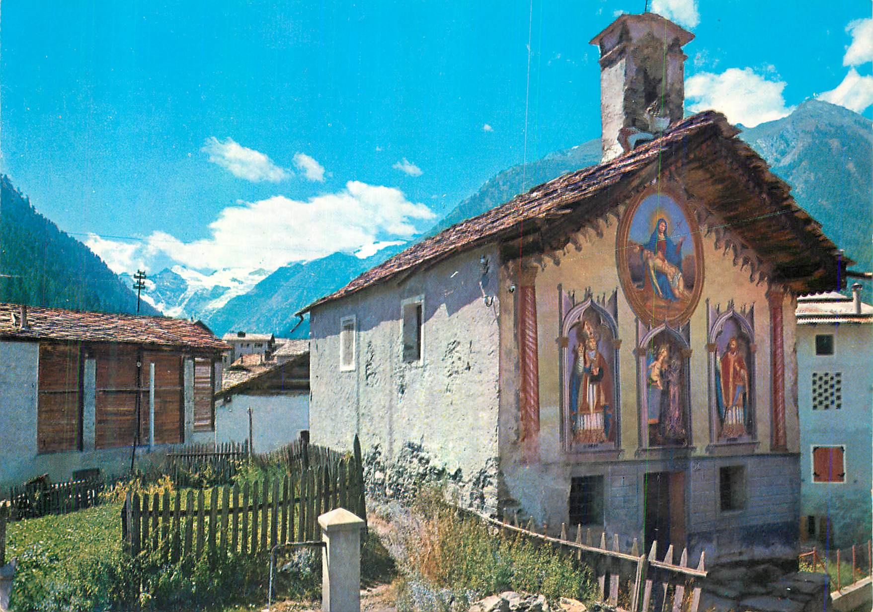 CPM Cogne Coin pittoresque et le Grand Paradis