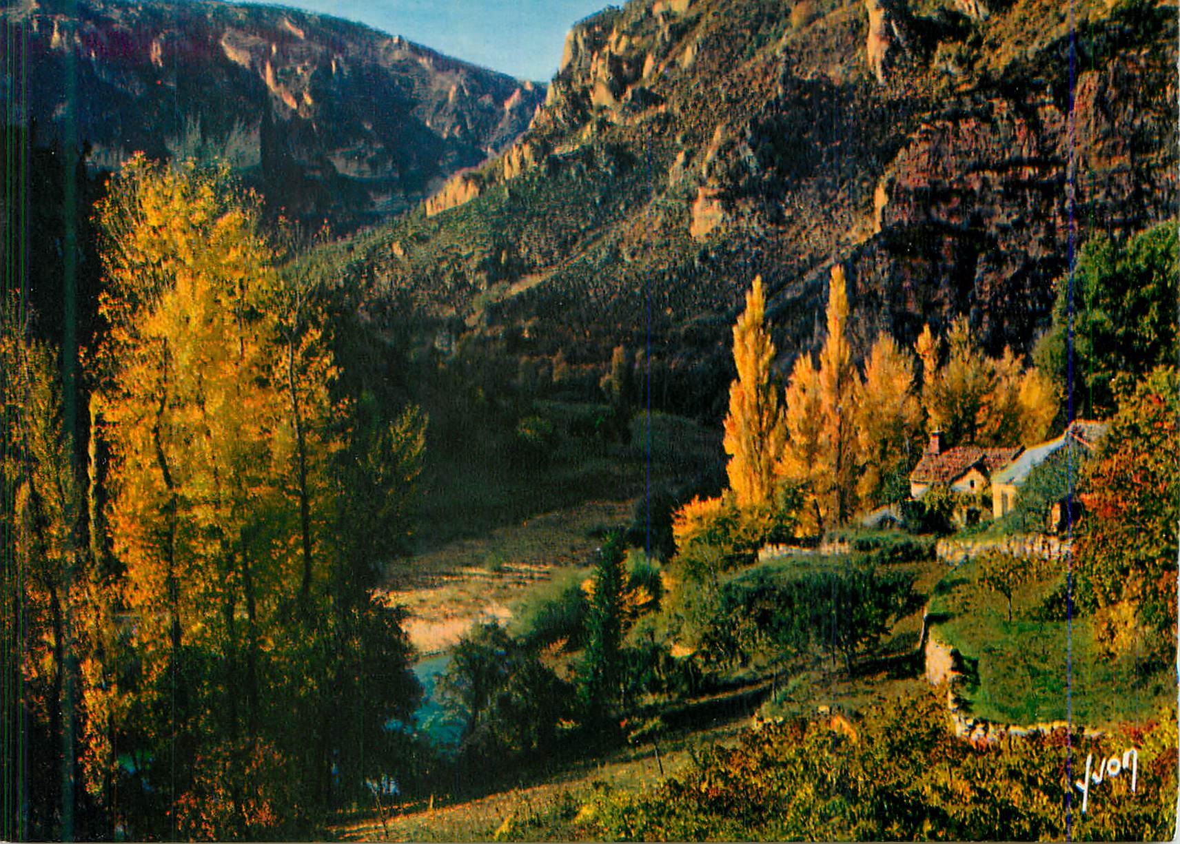 CPM Couleurs et Lumiere de France Les Gorges du Tarn(Lozere)Entre la Malene et le Cirque des Baumes