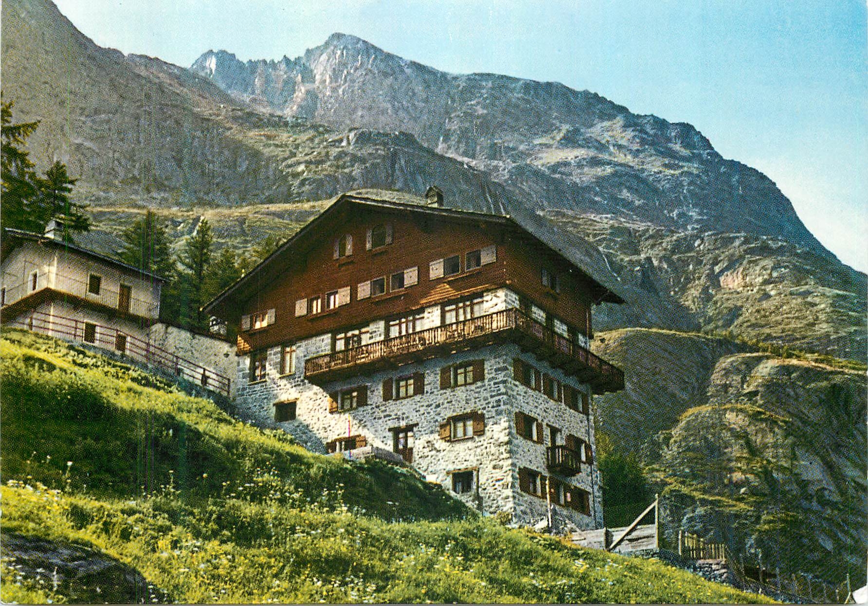 CPM Montagne Albergo Perret Aosta