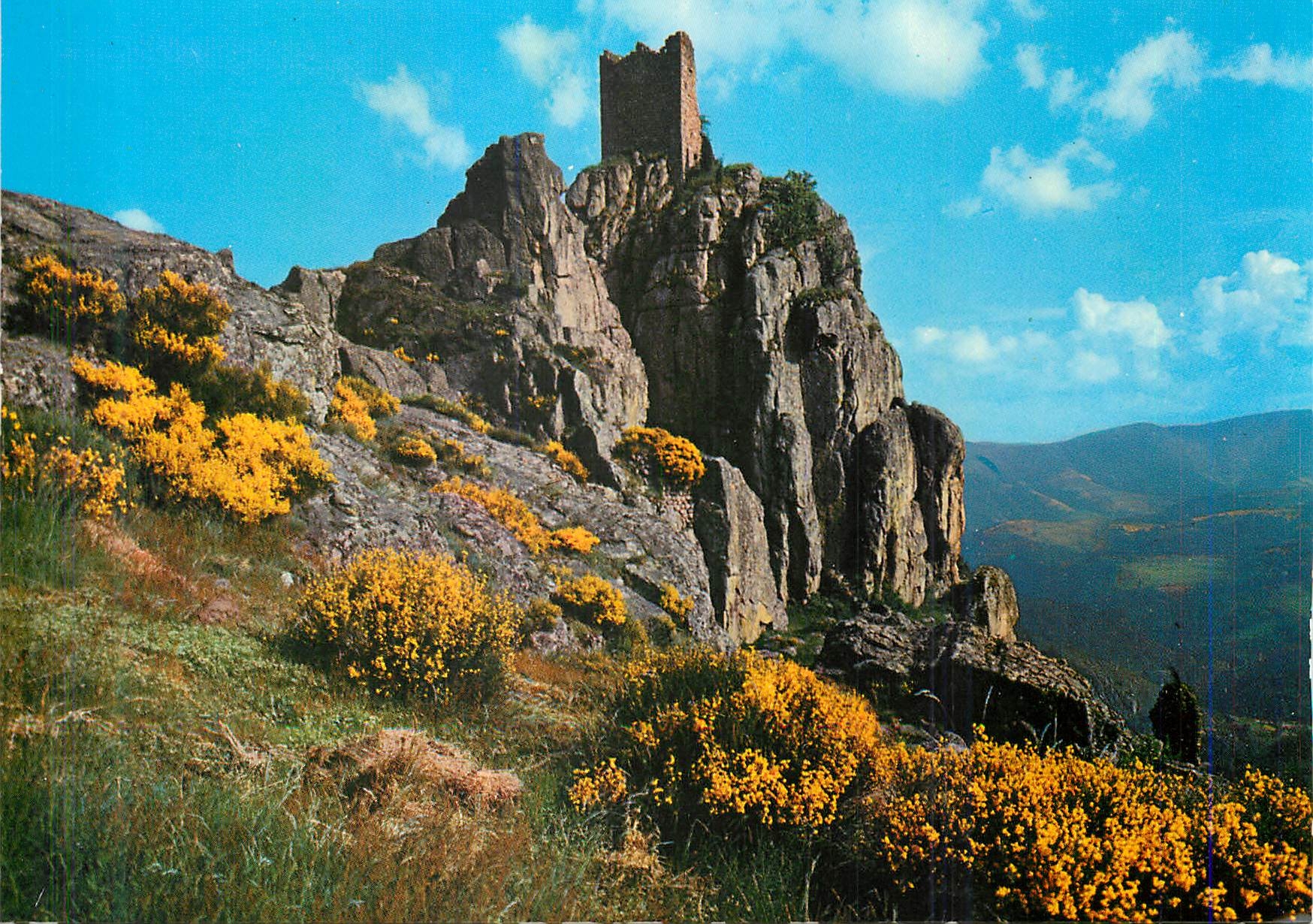 CPM Paysages du Haut Vivarais Les ruines du Chateau de Rochebonne (Site classe)