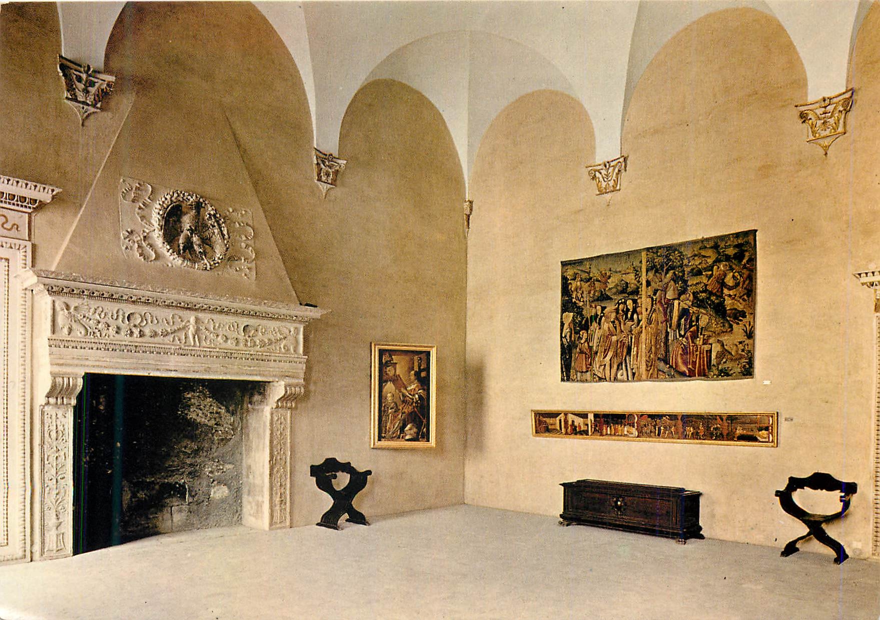 CPM Urbino Palazzo Ducale La Chambre du Duc 15eme siecle