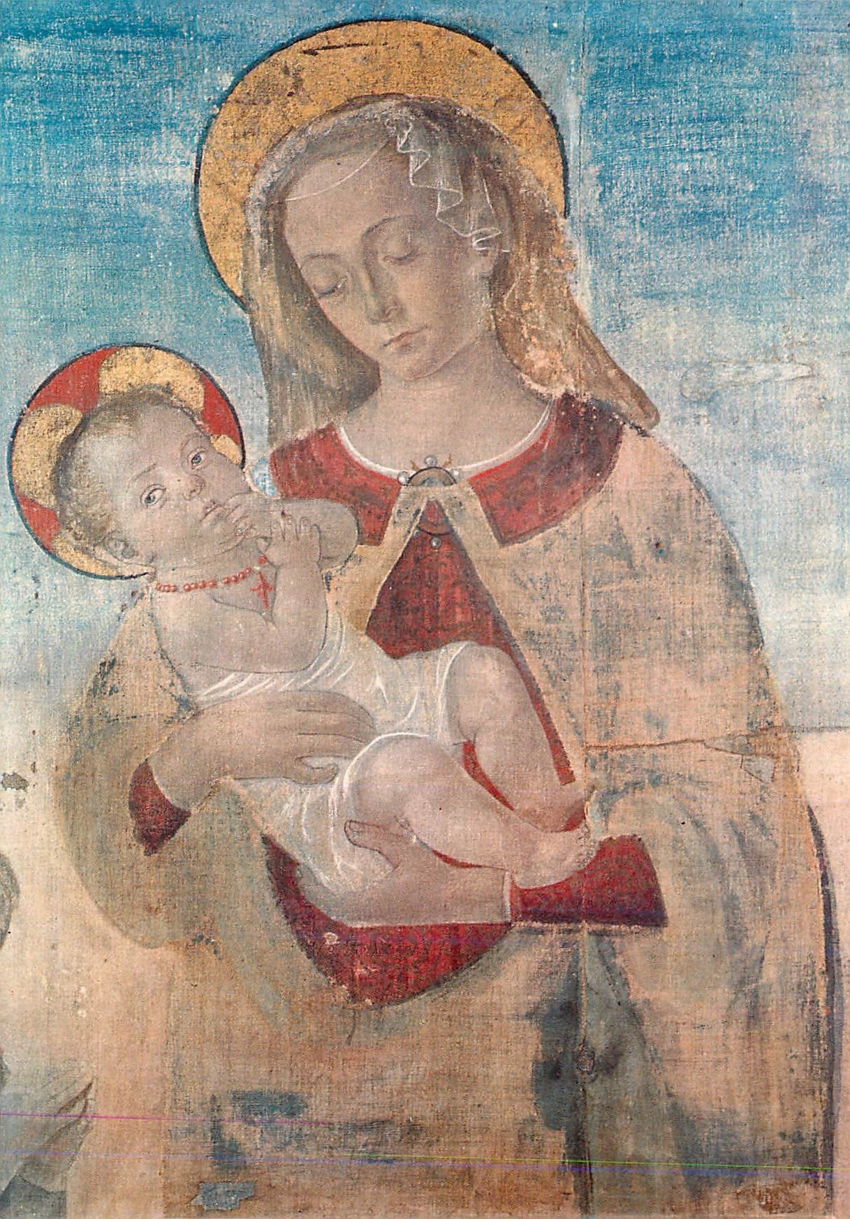 CPM Urbino Palazzo Ducale Vierge a l'enfant