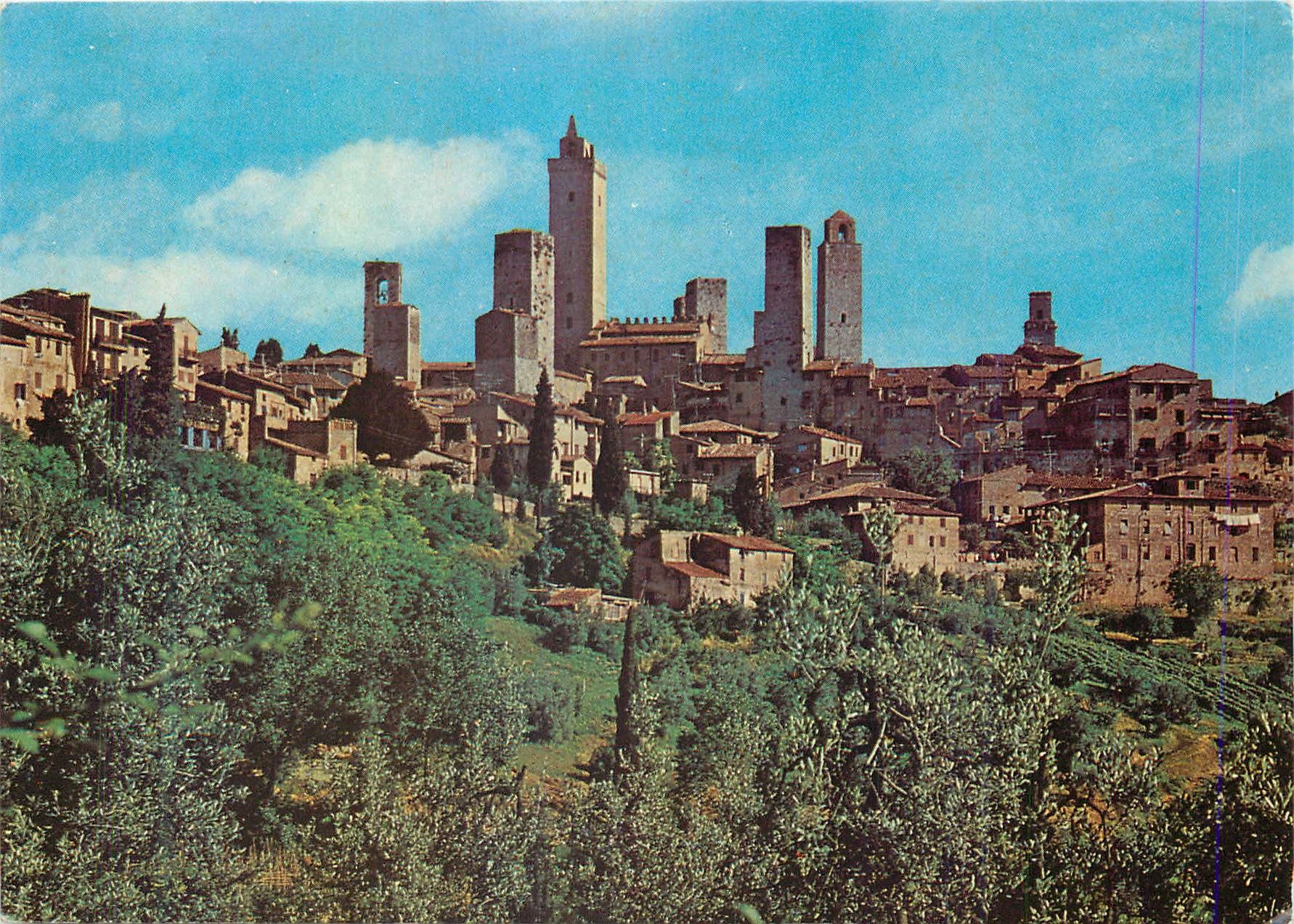 CPM Citta di S Gimignano (Siena)Panorama