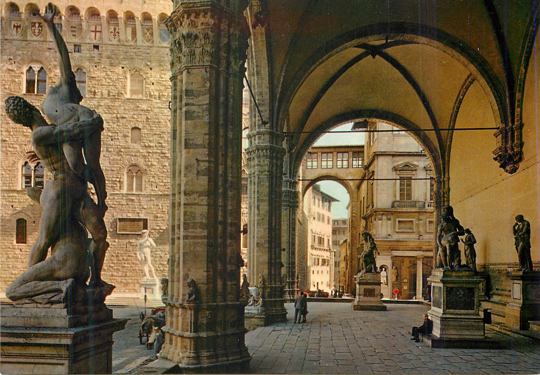 CPM Firenze Citta d'Incanto Loge de la Seigneurie