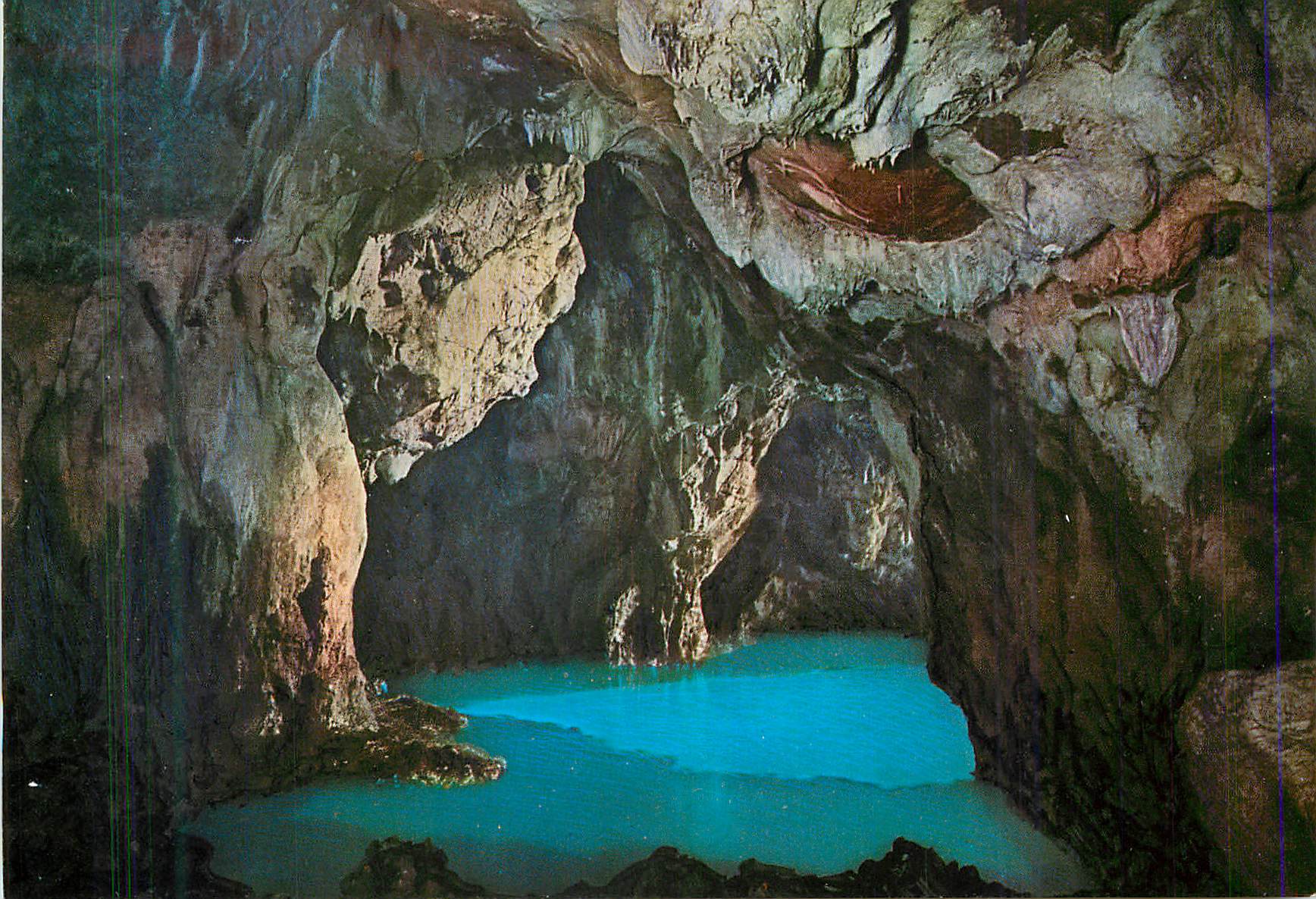 CPM Palinuro (Salerno)Interieur de la Grotte bleue