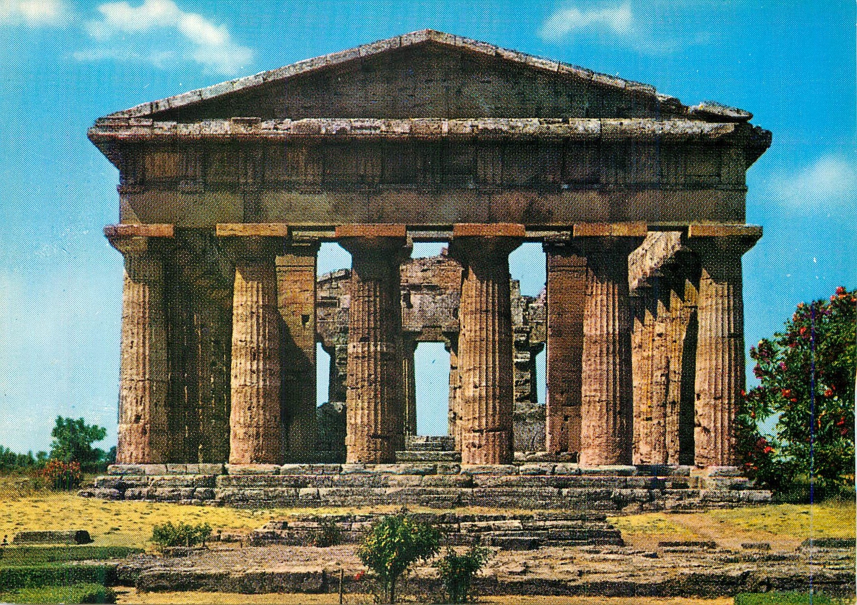 CPM Paestum Front de Orient de la Temple de Neptune