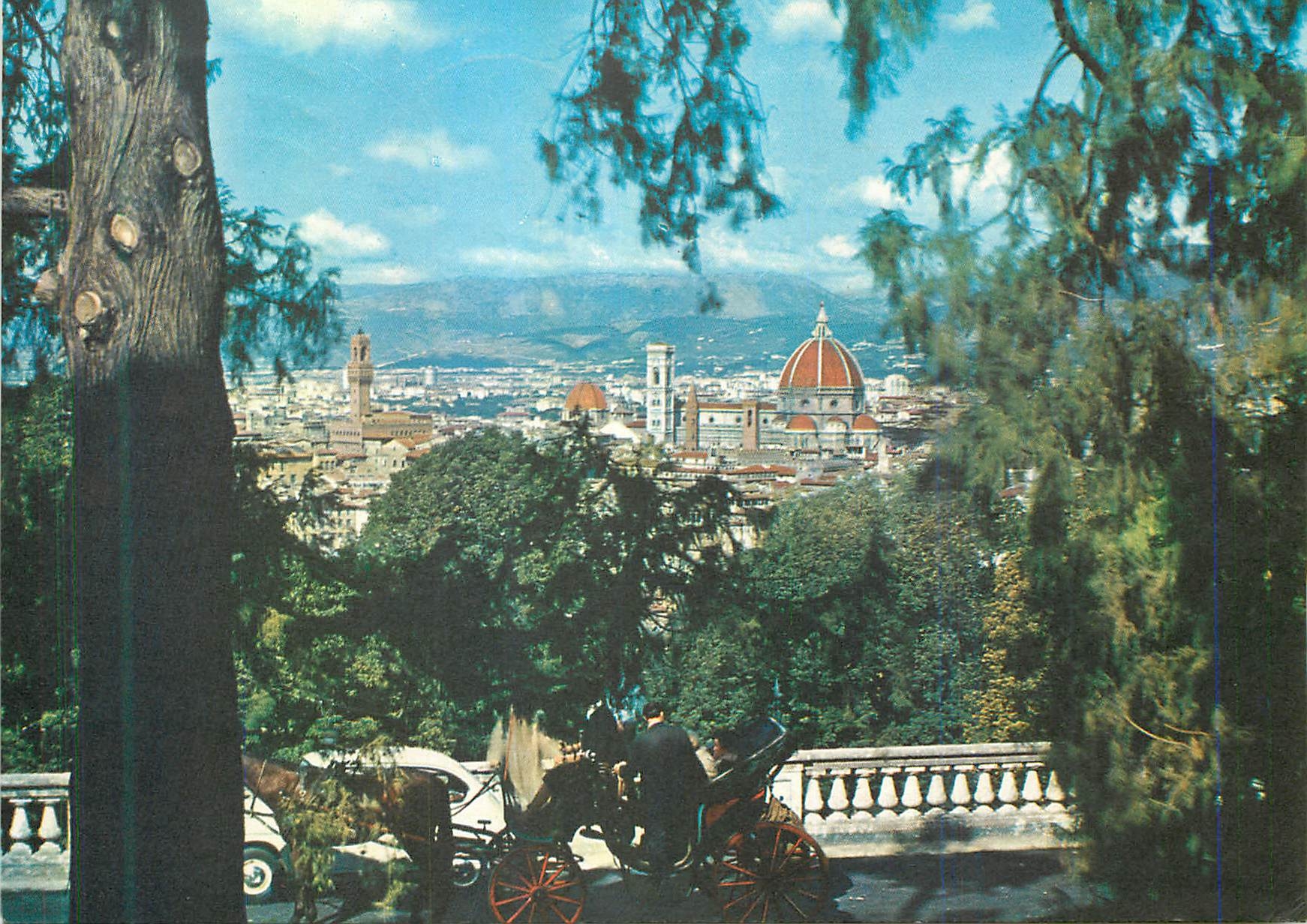 CPM Firenze Une vue de S Mininto al Monte
