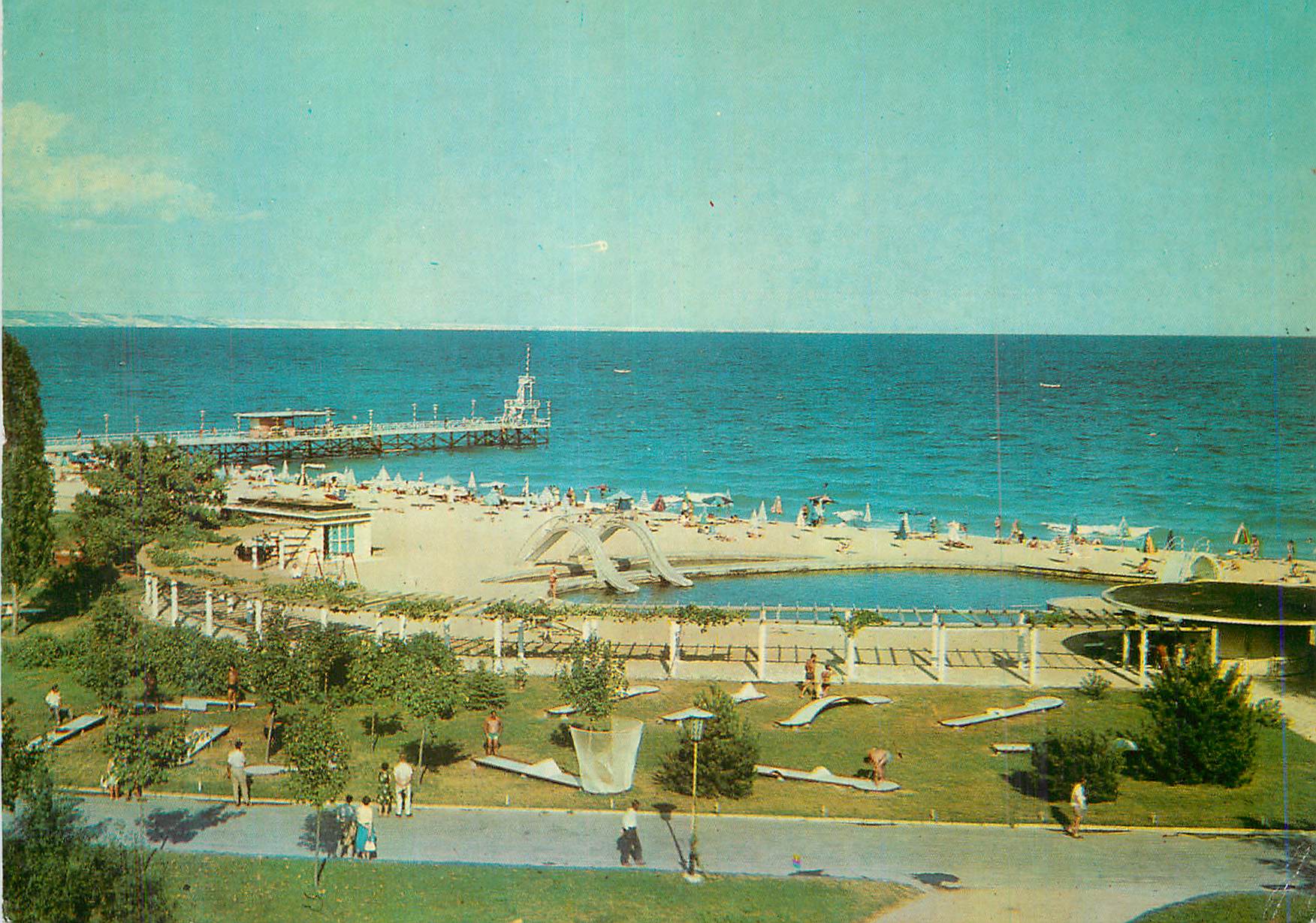 CPM Bapha Varna Sable d'Or La piscine des enfants