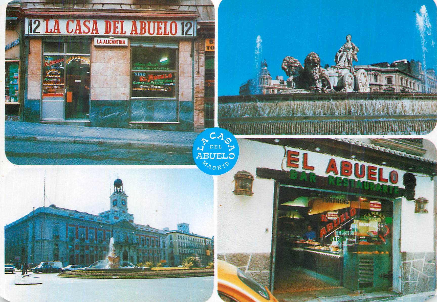 CPM Bar Restaurante La Casa Del Abuelo Calle de la victoria Madrid