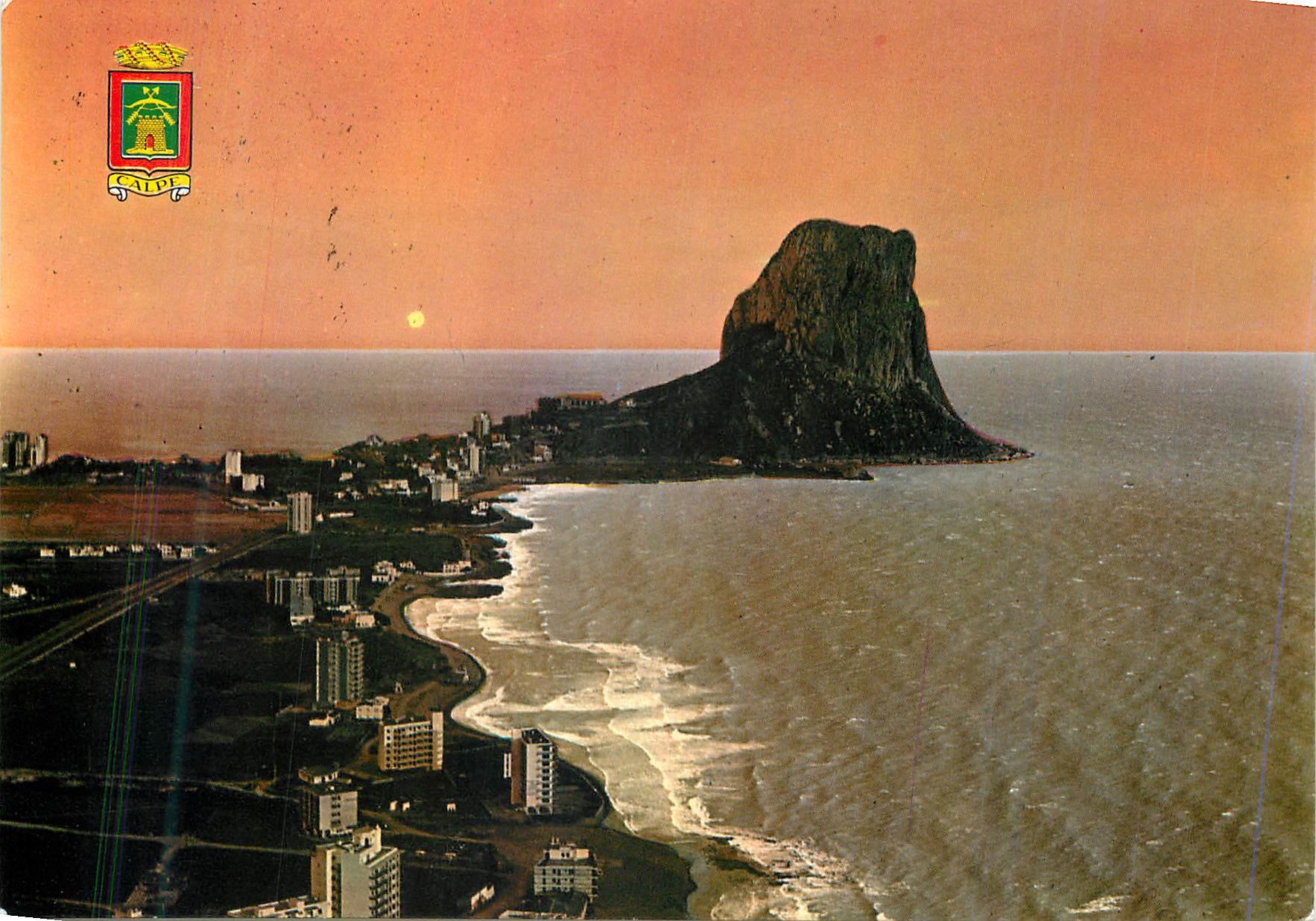CPM Calpe(Alicante)L'aube au Pehon de Hach