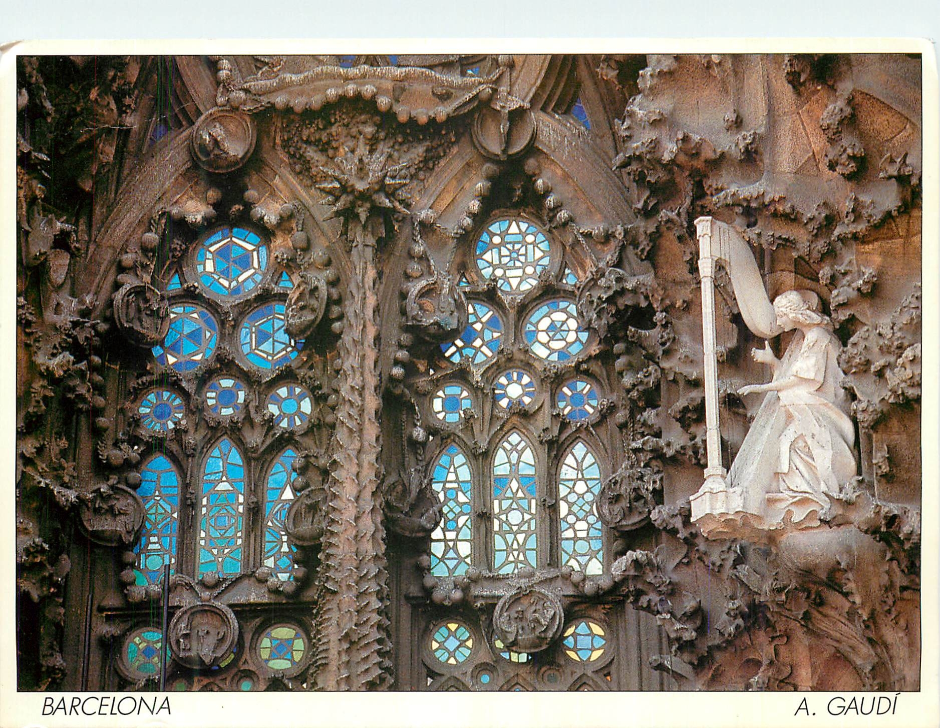 CPM Barcelona A Gaudi Temple de Sagrana Familia