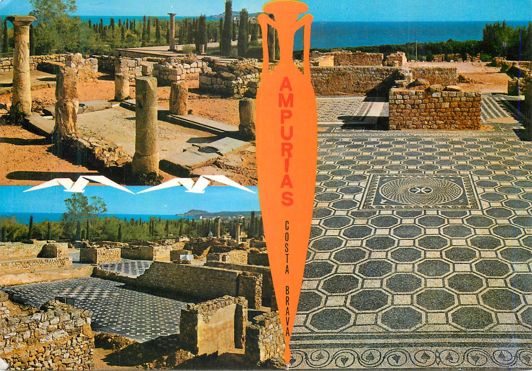 CPM Ampurias (Costa Brava)Ruines et Mosaiques romaines