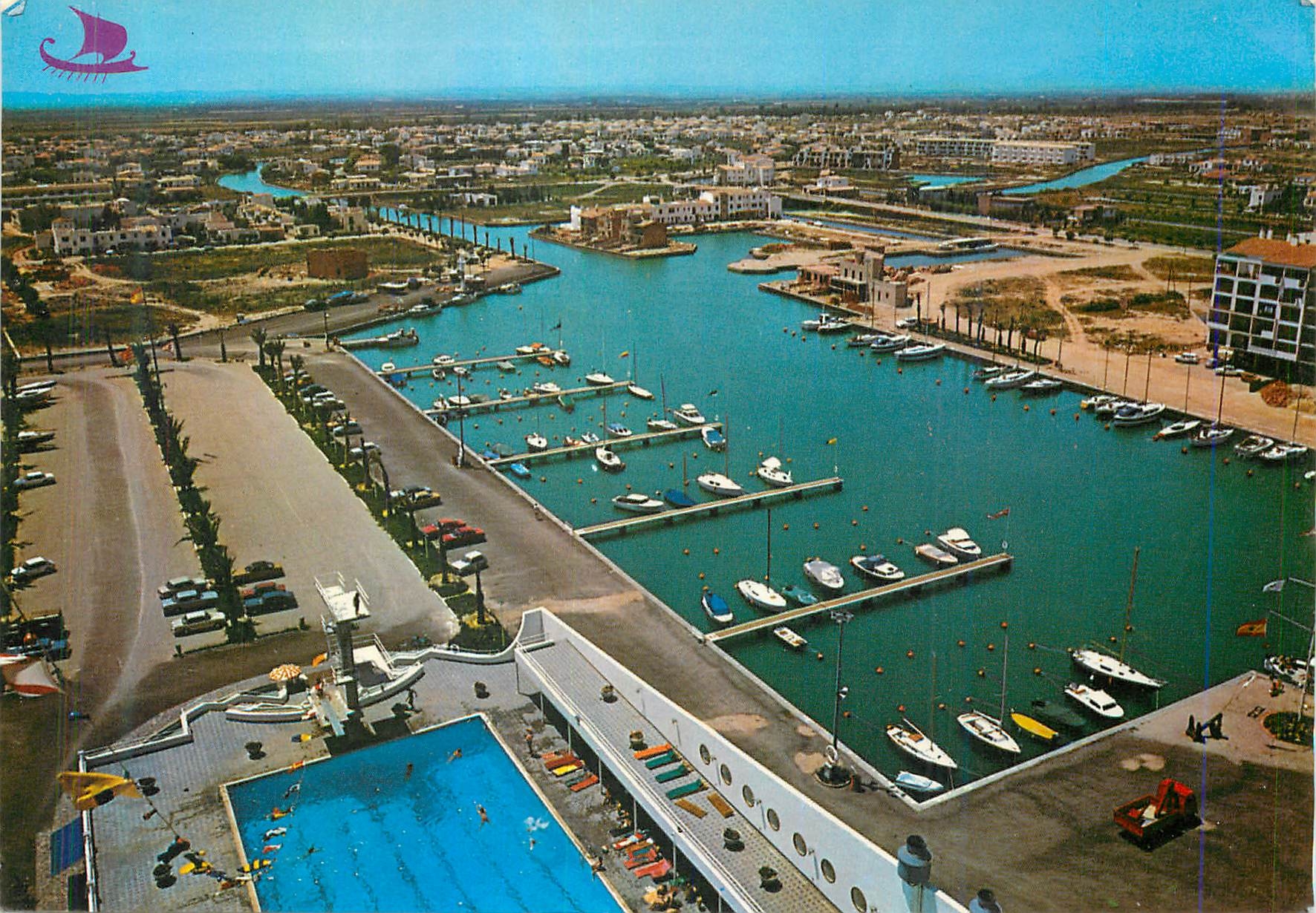 CPM Ampuriabrava (Costa Brava)Panoramique des le Club Nautique