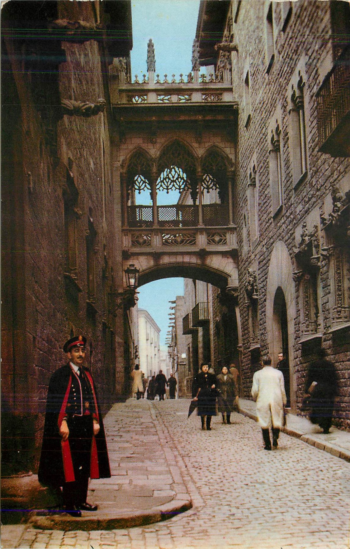 CPM Barcelona Rue de l'Eveque Trurita