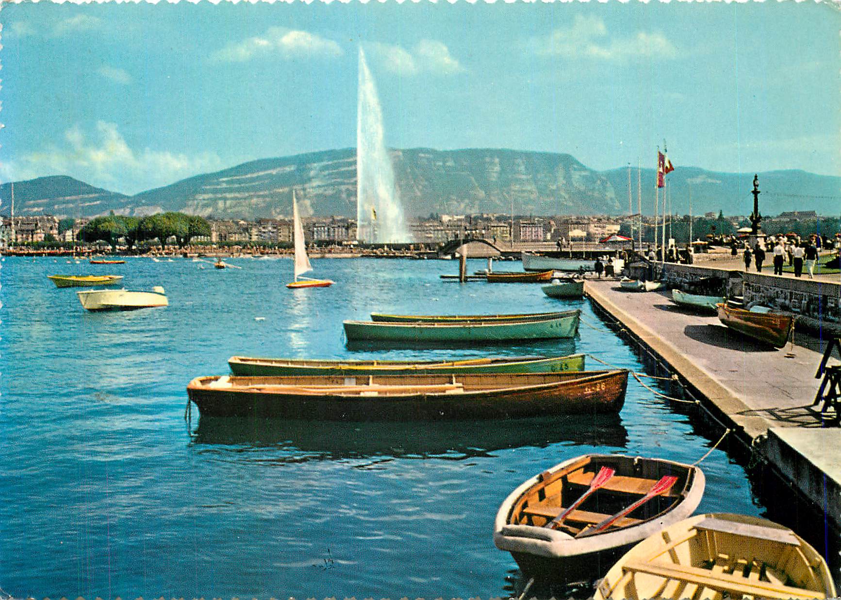CPM Geneve La Rade Bateaux