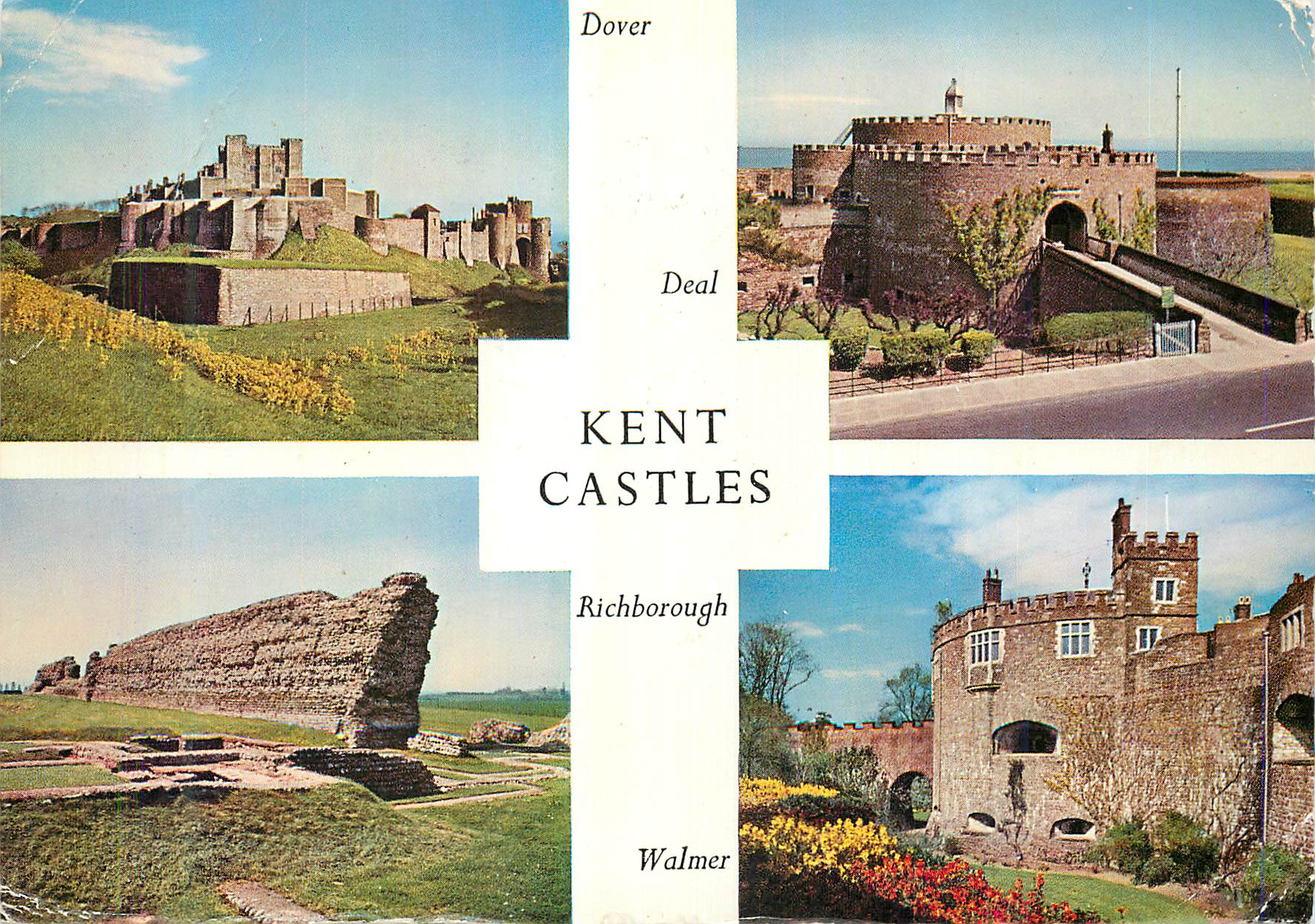CPM C I Kent Coast Castles Dover Deal Richborough Walmer