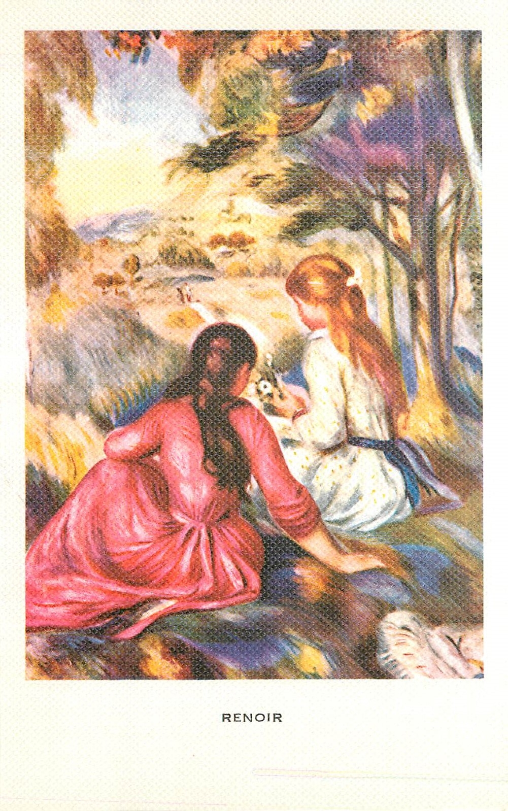 CPM Tableaux peintures Renoir