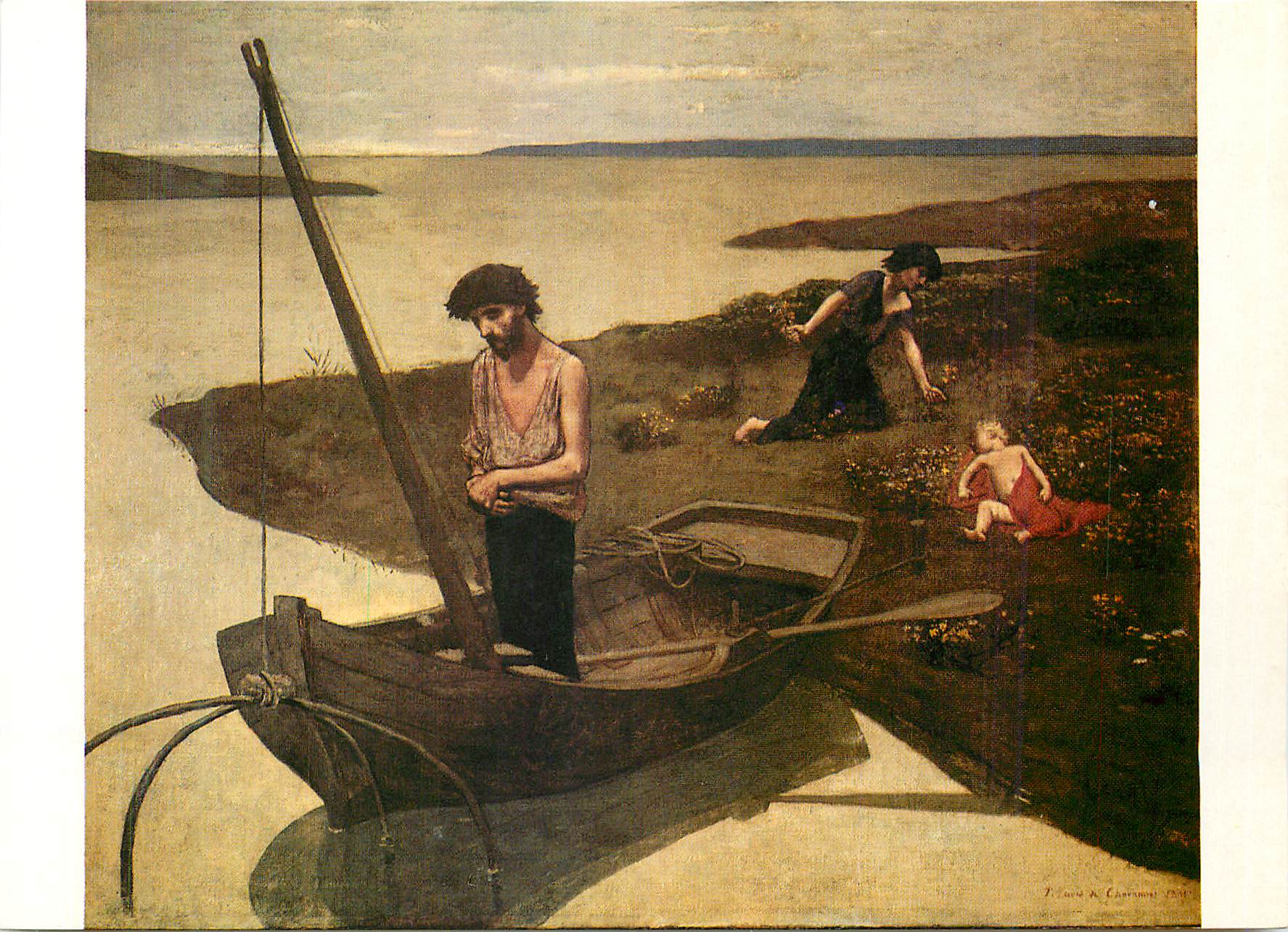 CPM Pierre Puvis de Chavannes Le pauvre pecheur